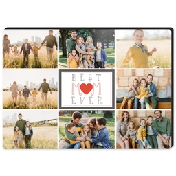 High Gloss Easel Print 5x7 with Best Mom design