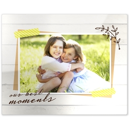 Metal Print 8x10 with Best Moments design