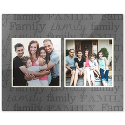 Metal Print 8x10 with Family Life design