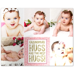 Metal Print 8x10 with Grandma's Hugs design