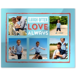 Metal Print 8x10 with Love Always design