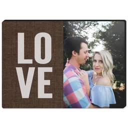 High Gloss Easel Print 5x7 with Love design