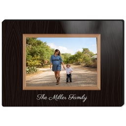 High Gloss Easel Print 5x7 with Simply Natural design