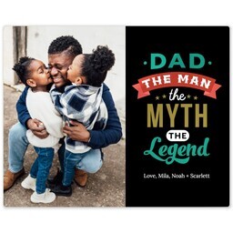 Metal Print 8x10 with Our Everyday Legend design