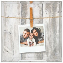 4x4 Glossy Acrylic Block with Snapshots design