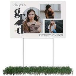 Photo Yard Sign 12x18 (with H-Stake) with Cap Arch design