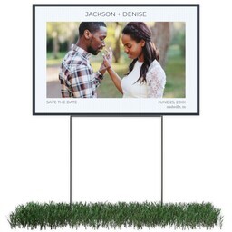 Photo Yard Sign 12x18 (with H-Stake) with Gallery Frame design