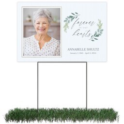 Photo Yard Sign 12x18 (with H-Stake) with Always in our Hearts design