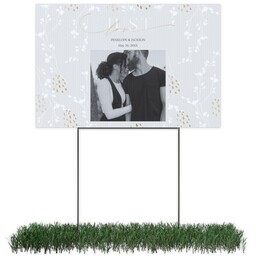 Photo Yard Sign 12x18 (with H-Stake) with Graceful Gala design