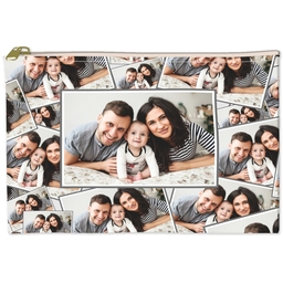 6x8 Accessory Pouch with Tiled Photo design
