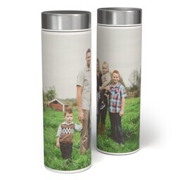 17oz Stainless Steel Matte Water Bottle with Full Photo design