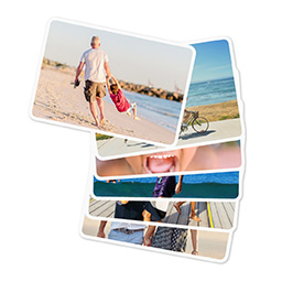 Rectangle Sticker 3"x2" - Set of 6 with Full Photo design