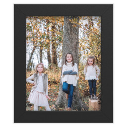 8x10 Black Framed Print Without Mat with Full Photo design