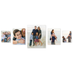 Canvas Ensemble of 5 with Full Photo design