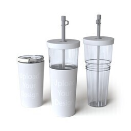 28oz Convertible Tumbler with Upload Your Design design