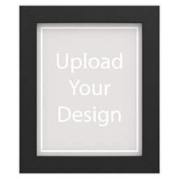 8x10 Black Framed Print Without Mat with Upload Your Design design