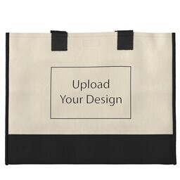 Premium Canvas Tote with Upload Your Design design