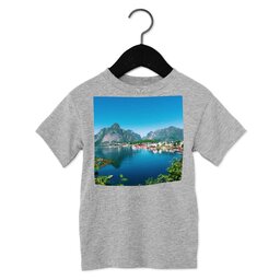 Toddler Jersey Short Sleeve Tee - Athletic Heather, Size 2T with Full Photo design