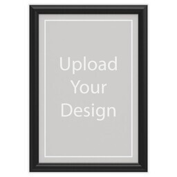 20x30 Traditional Black Framed Print Without Mat with Upload Your Design design