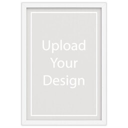20x30 White Framed Print Without Mat with Upload Your Design design