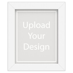 8x10 White Framed Print Without Mat with Upload Your Design design
