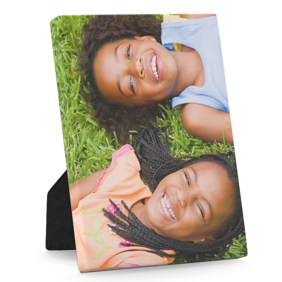 Custom Desk Art Canvas with gallery wrap edges.