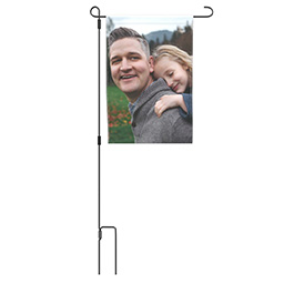 Garden Flag with Metal Stake with Full Photo design