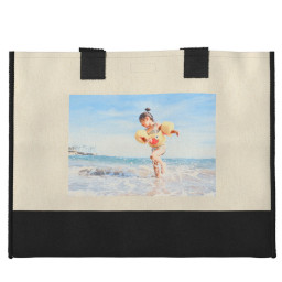 Premium Canvas Tote with Full Photo design