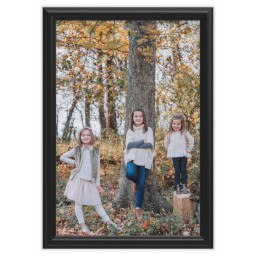 20x30 Traditional Black Framed Print Without Mat with Full Photo design