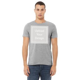 Unisex Jersey Tee - Athletic Heather, Size L with Create Your Own design