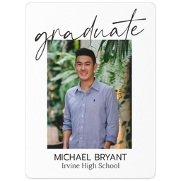 3x4 Photo Magnet with Proud Graduate design