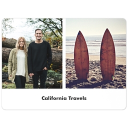 3x4 Photo Magnet with Minimal Two design