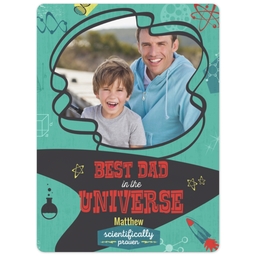 3x4 Photo Magnet with Scientific Dad design