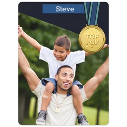 3x4 Photo Magnet with Winning Dad design