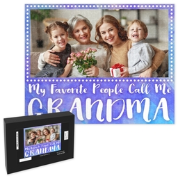 16x20 Premium Photo Puzzle With Gift Box (520-piece) with Call Me Grandma design
