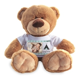 Photo Teddy Bear with Wild One Bear design