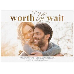 Same Day Magnet 5x7 with Always Worth it design