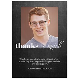 Same Day Magnet 5x7 with Chalkboard Thanks design