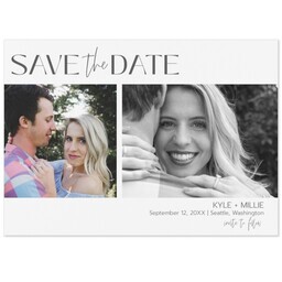 Same Day Magnet 5x7 with Elegant Type design