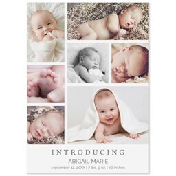 Same Day Magnet 5x7 with Introductory Collage design