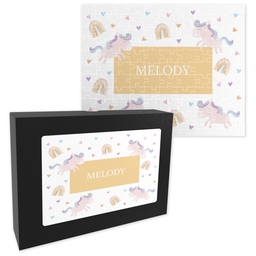 8x10 Premium Photo Puzzle With Gift Box (110-piece) with Muted Memories design