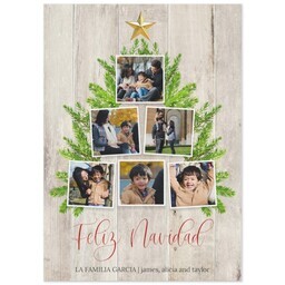 Same Day Magnet 5x7 with Snapshot Christmas Tree design