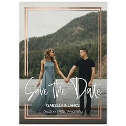 Same Day Magnet 5x7 with Sparkling Border design