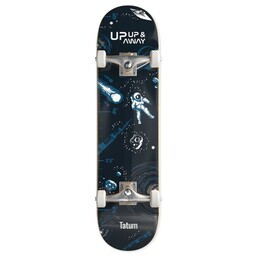 Skateboard Complete Setup - 32"x7.75" with Outer Space Growth Chart Skateboard design