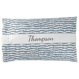 Satin Pillowcase Standard with Chunky Stripe design