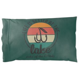 Satin Pillowcase Standard with Life is Better design