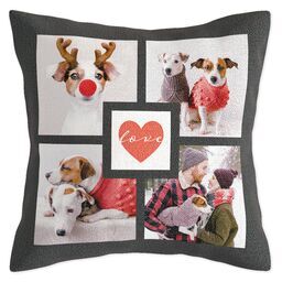 17x17 Tapestry Woven Pillow with Love Always design