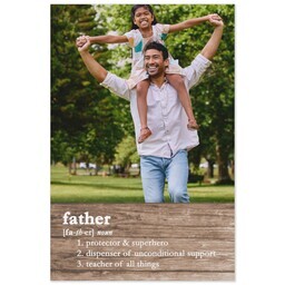 Same Day Magnet 4x6 with Father Definition design