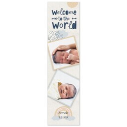 Photo Booth Magnet with Welcome Baby design