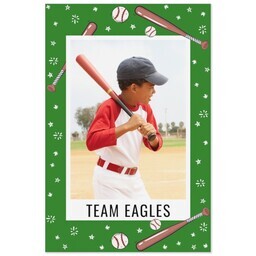 Same Day Magnet 4x6 with Baseball Love design